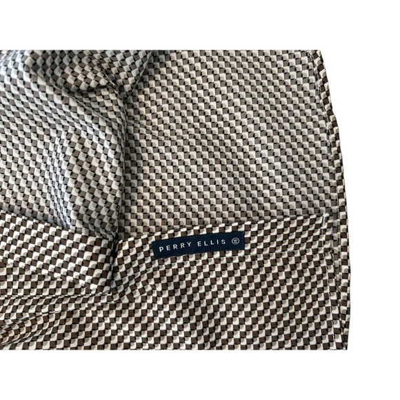 Perry Ellis Men's Multi-Dot Geometric Print Long Sleeve Shirt L - Picture 8 of 10